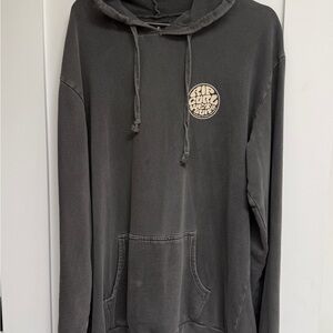 Rip Curl Charcoal Hoodie with Logo